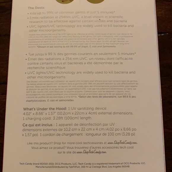 NEW Tech Candy UV Sanitizer - Picture 3 of 8